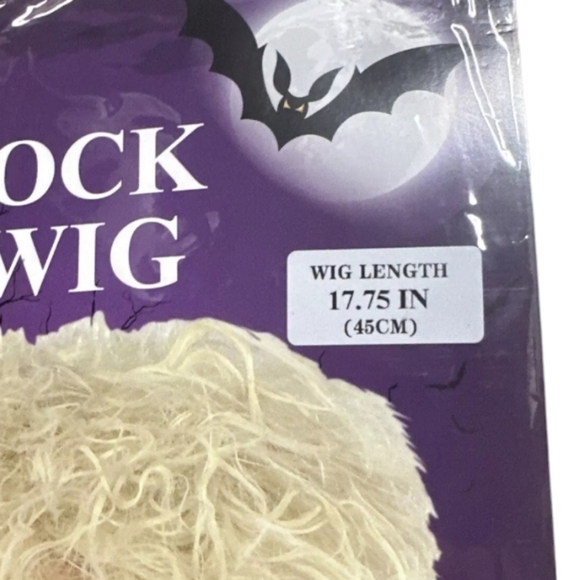 NEW IN PACKAGE Punk Rock Blonde Wig Adult Unisex - Picture 3 of 11